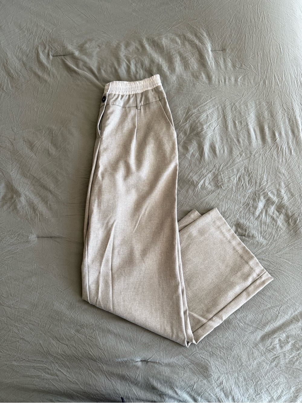 Women's Casual Trousers in Light Grey